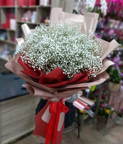 Букет цветов из: Гипсофила в Казачка