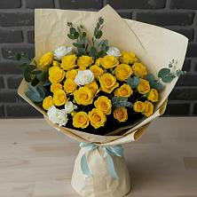 Букет цветов из:  Розы в Казачка