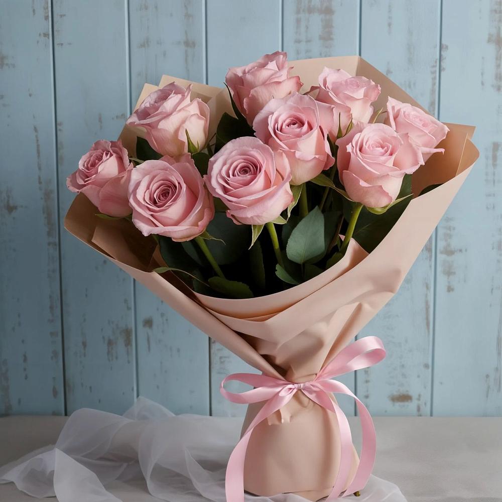 Букет цветов из: Розы в Казачка