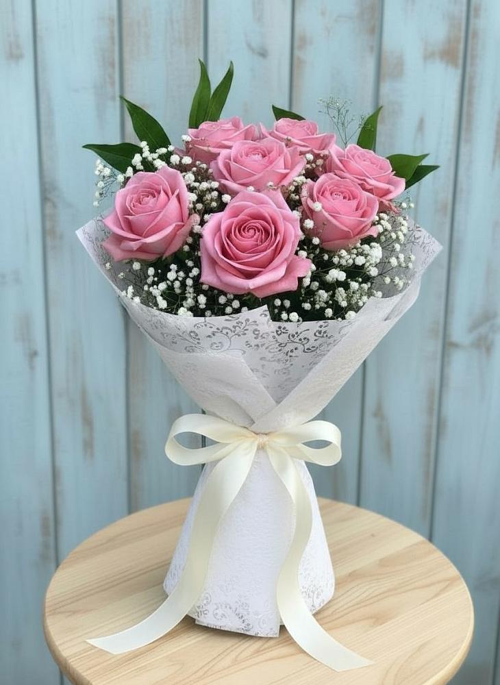 Букет цветов из: Розы в Казачка