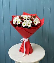 Букет цветов из:  Хризантемы в Казачка