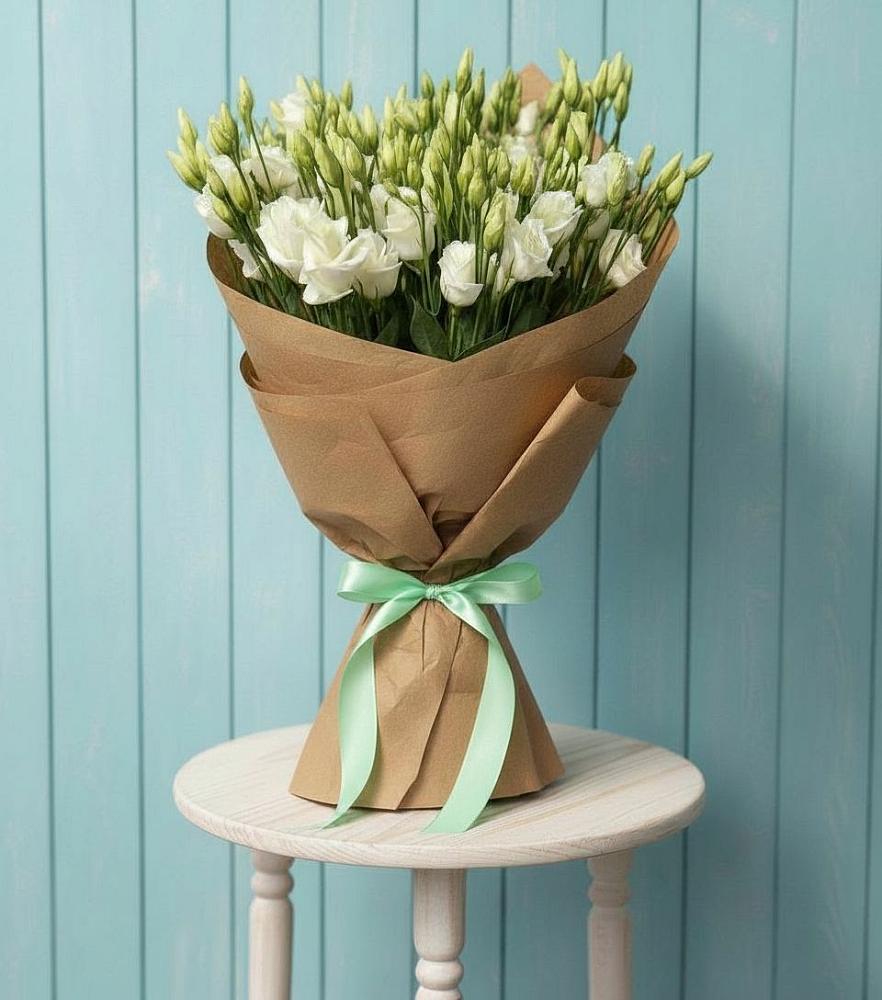 Букет цветов из: Лизиантусы в Казачка