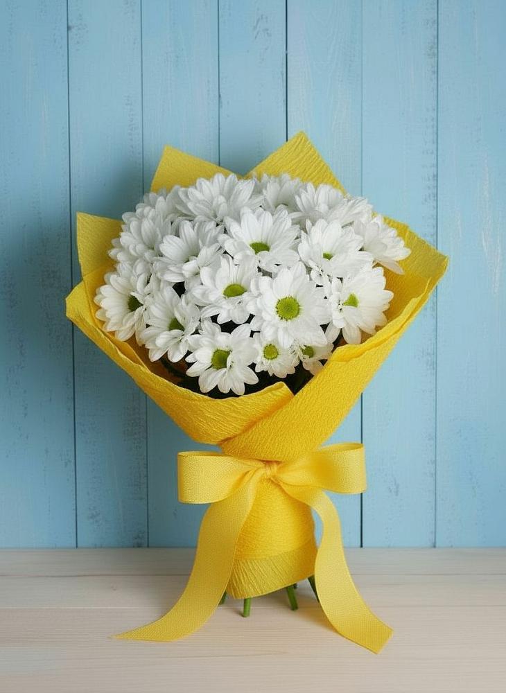 Букет цветов из: Хризантемы в Казачка