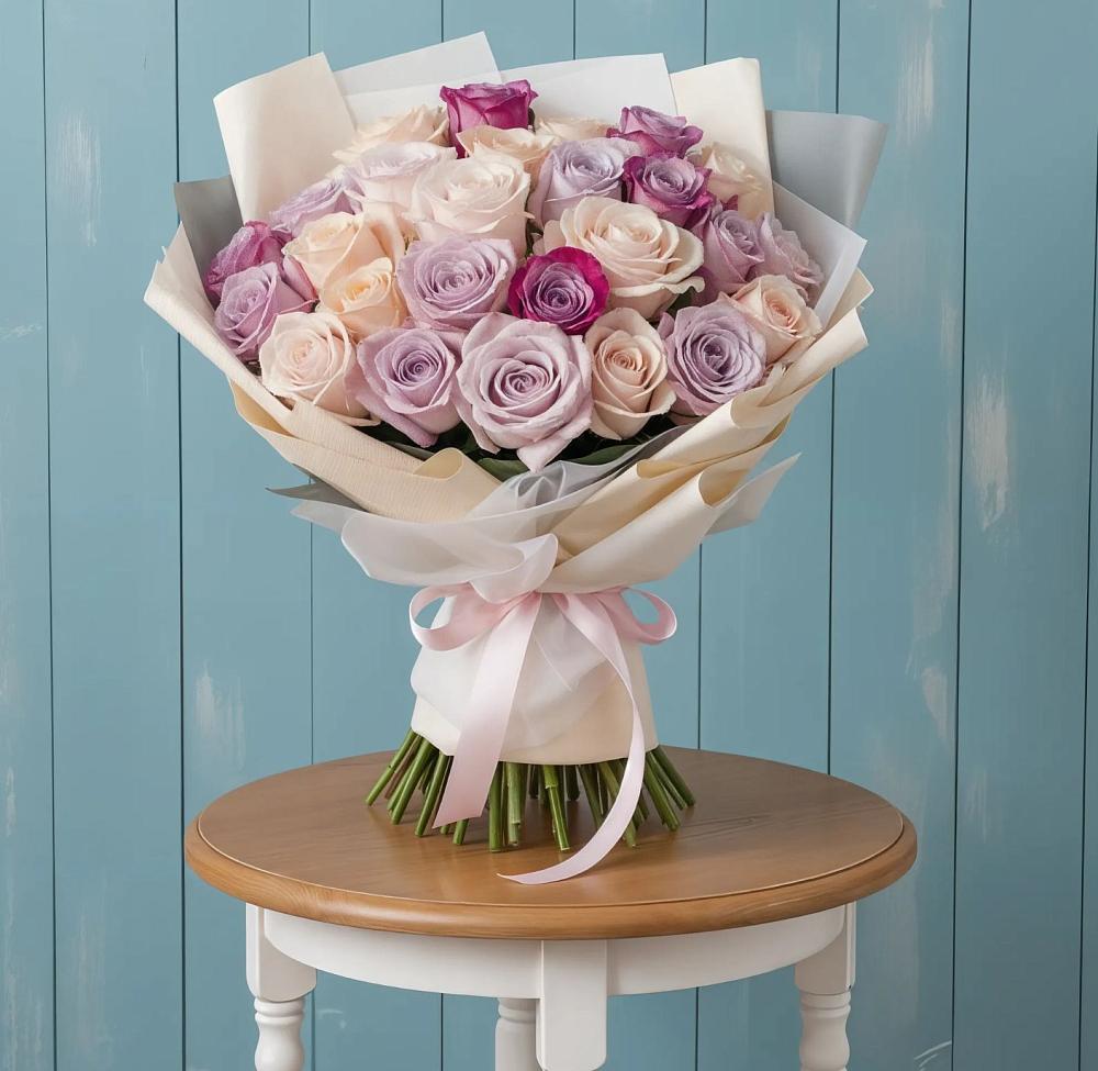 Букет цветов из: Розы в Казачка