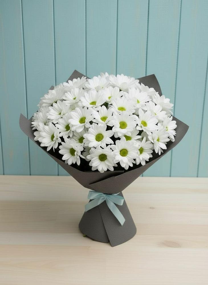Букет цветов из: Хризантемы в Казачка
