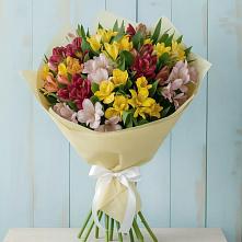 Букет цветов из:  Альстромерии в Казачка