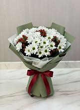 Букет цветов из:  Хризантемы в Казачка
