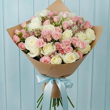 Букет цветов из:  Розы в Казачка